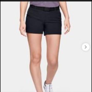 Women’s Under Armour Black 4” links shorts sz 2